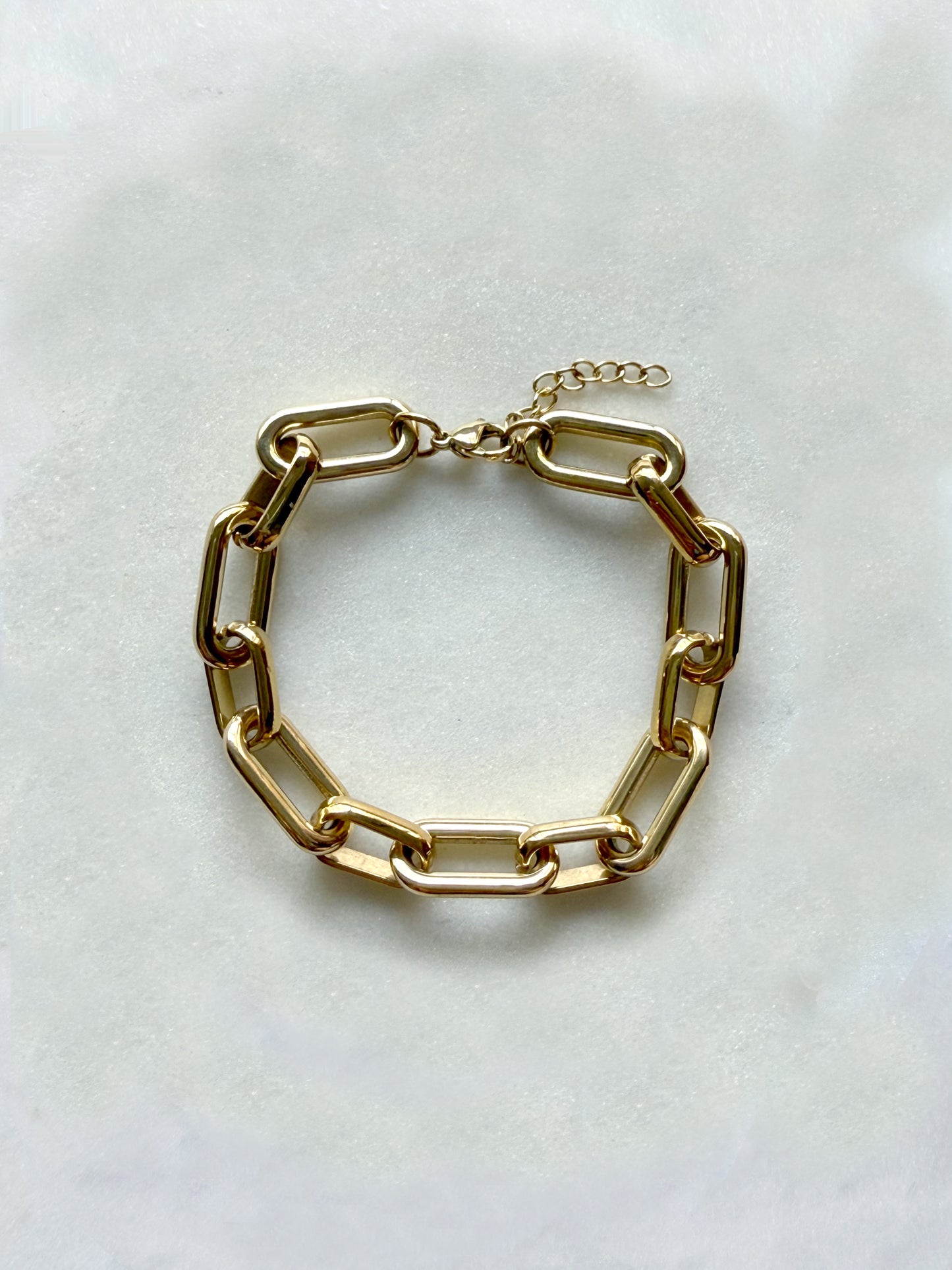 SUN - bracelet maille rectangulaire L
