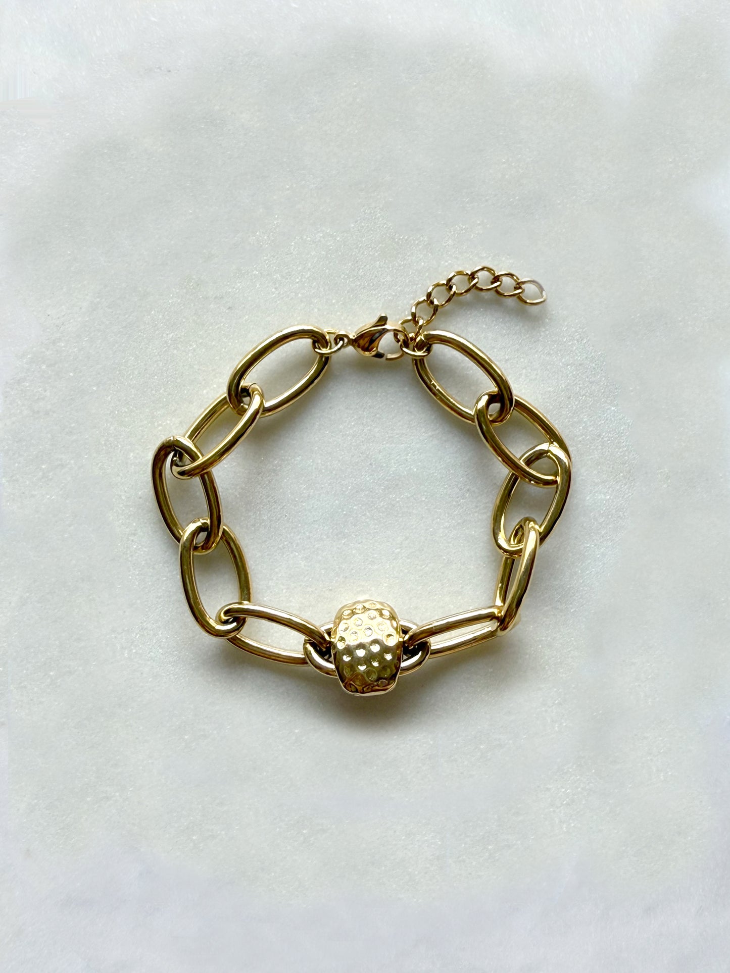 TIGRÉ - bracelet maille forçat allongée
