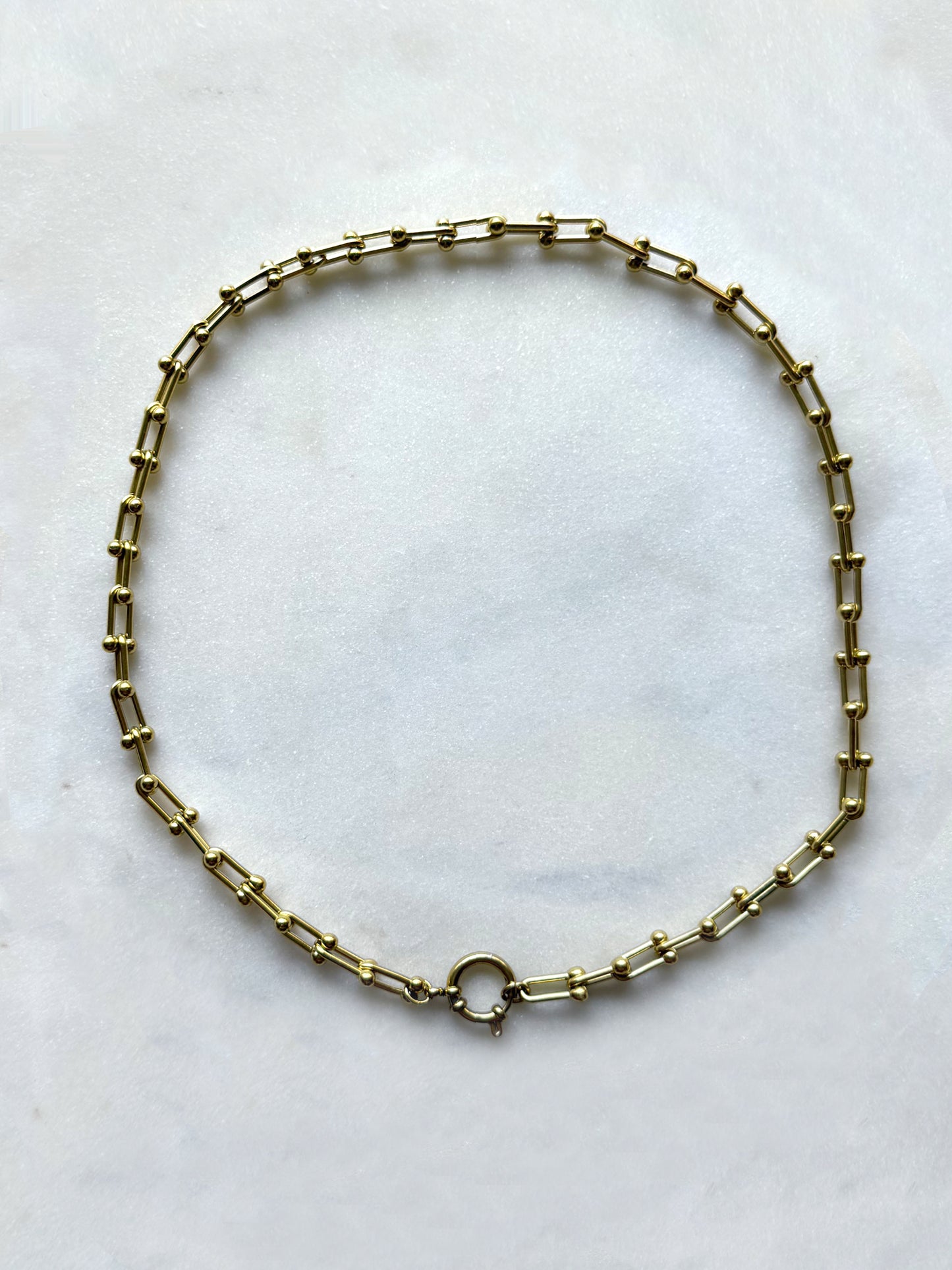 ECLAT - collier maille rectangulaire