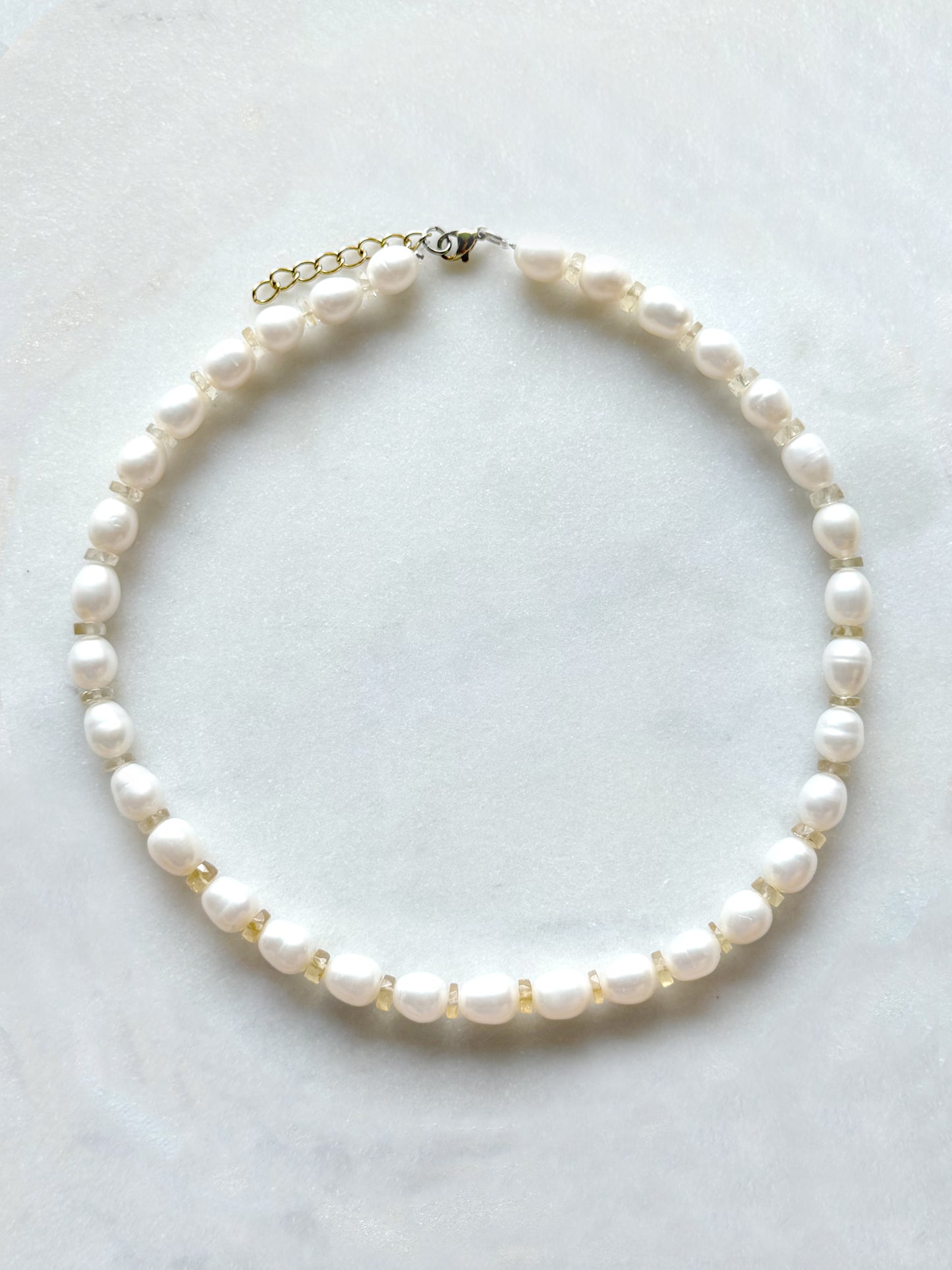 PERLA RAYO - collier perles & pierres semi-précieuses