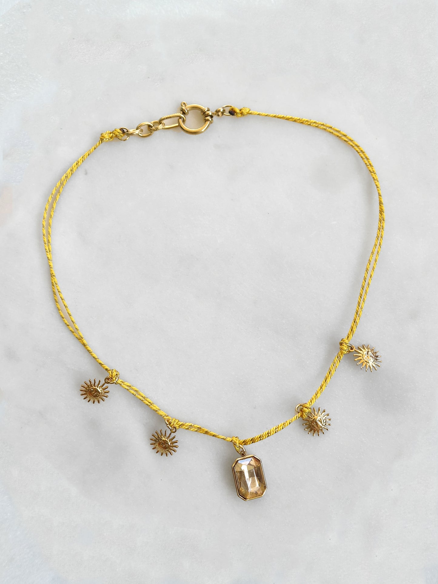 LUX HEOL - collier cordon pampille bby soleil