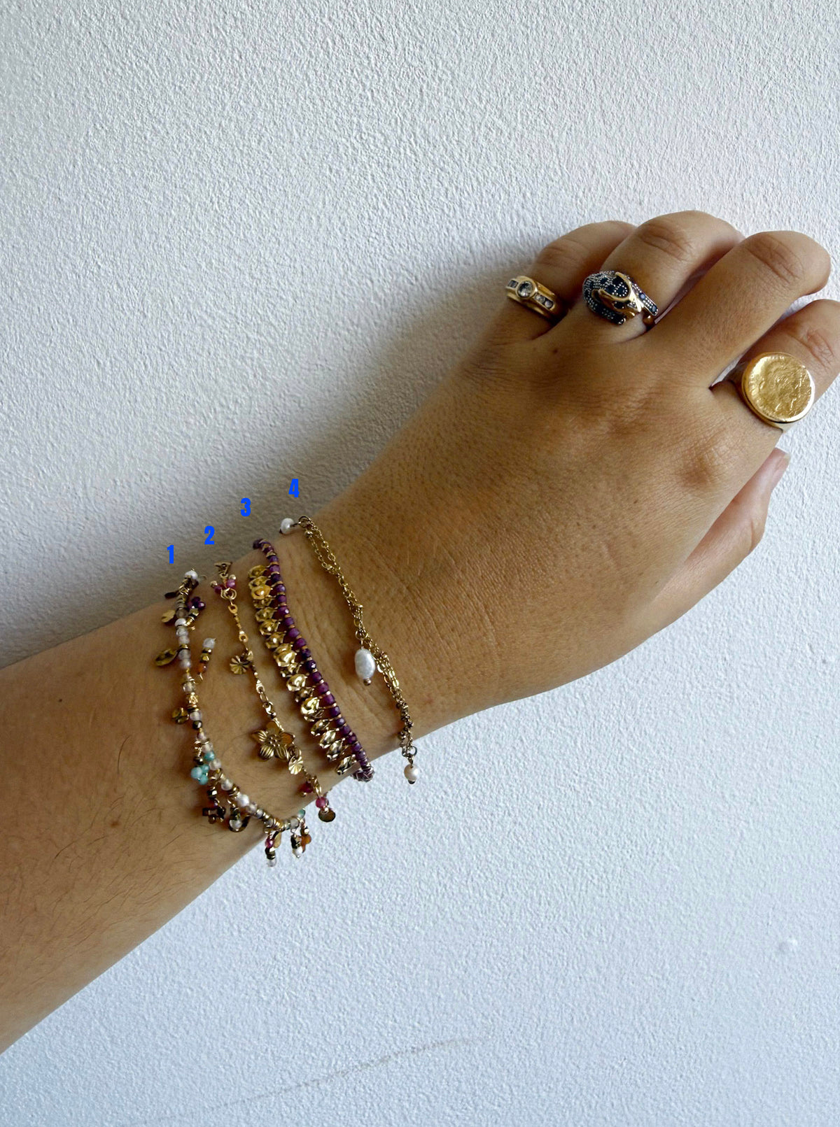 ROASE - bracelet pierres semi-précieuses
