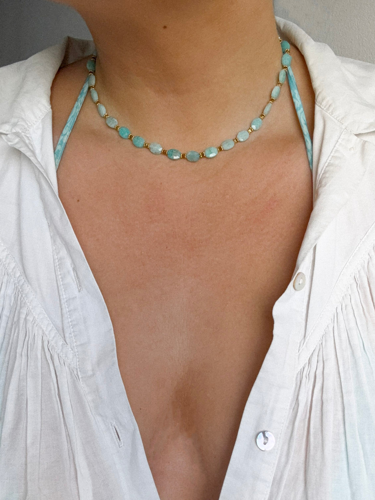 EAU - collier amazonite