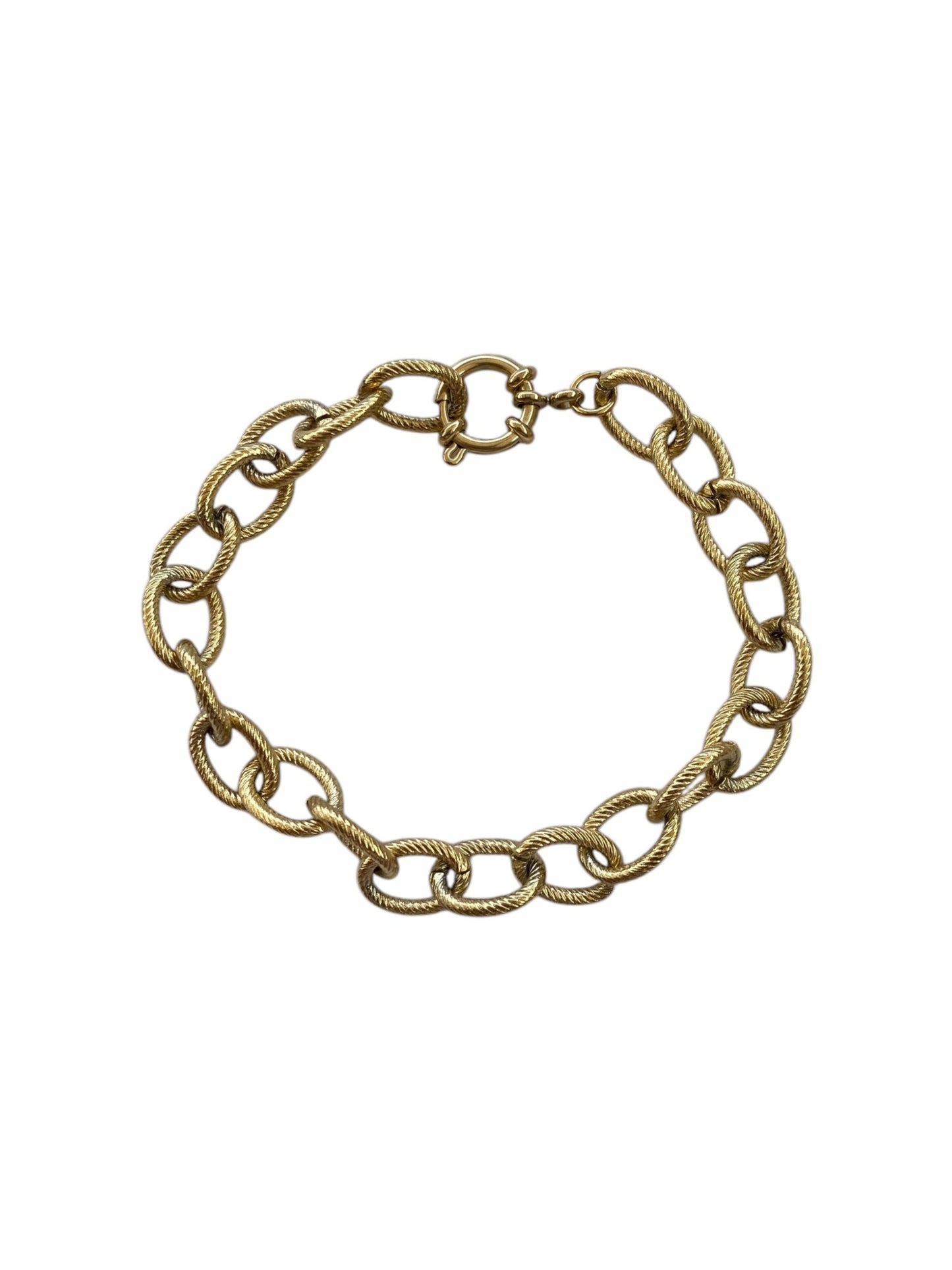 LUZ - bracelet maille forçat torsadé