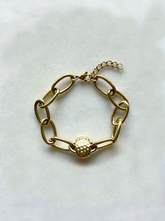 TIGRÉ - bracelet maille forçat allongée