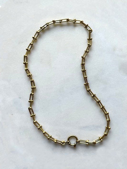 ECLAT - collier maille rectangulaire