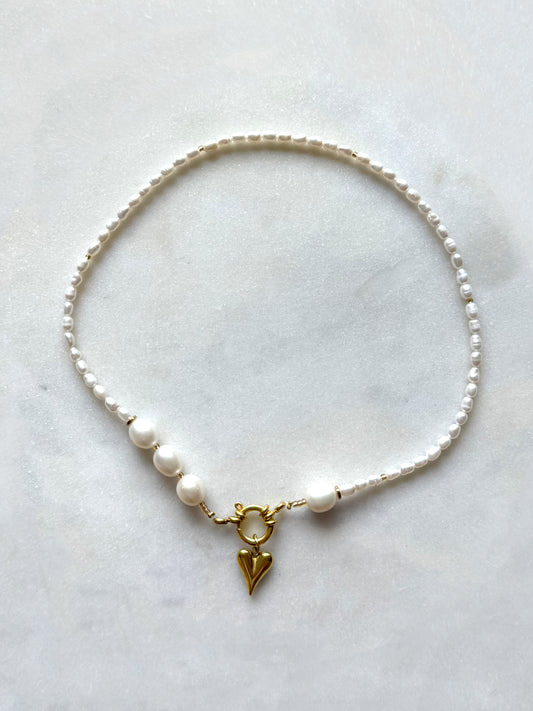 SALÉE or 1 - collier perles de culture