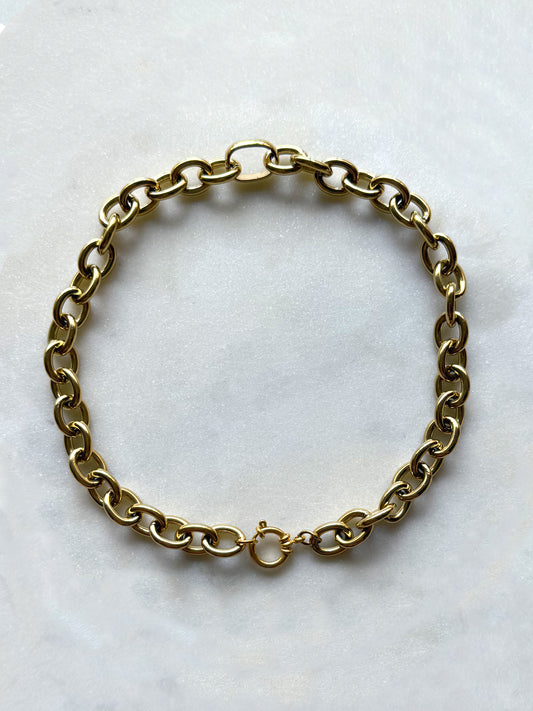 SOLIS - collier maille forçat