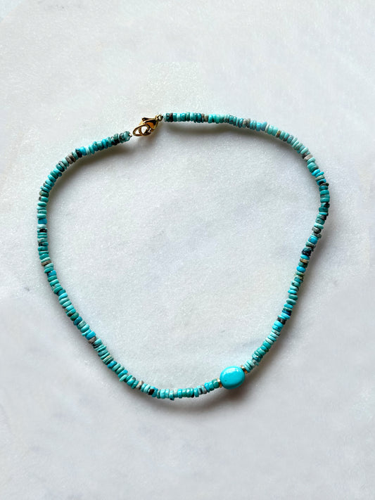 TURQUESA - collier pierres semi-précieuses