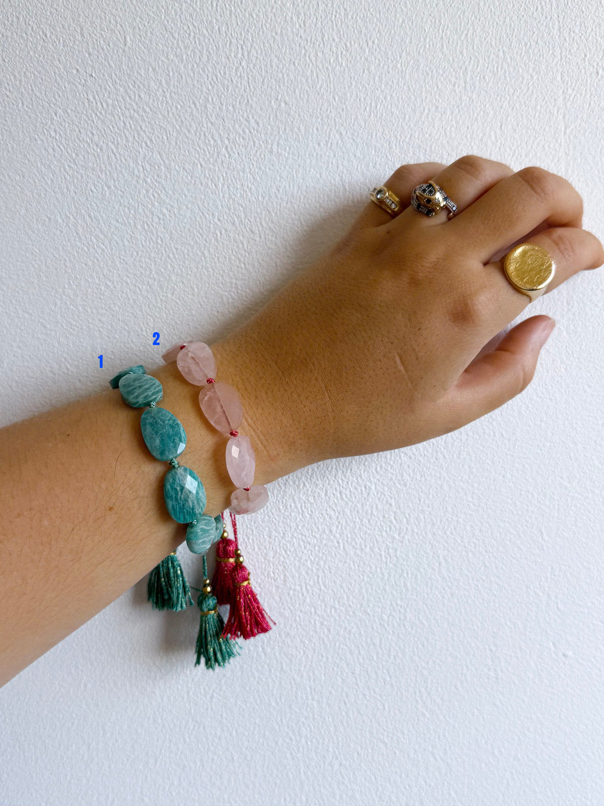 OVA - bracelet pierres semi-précieuses