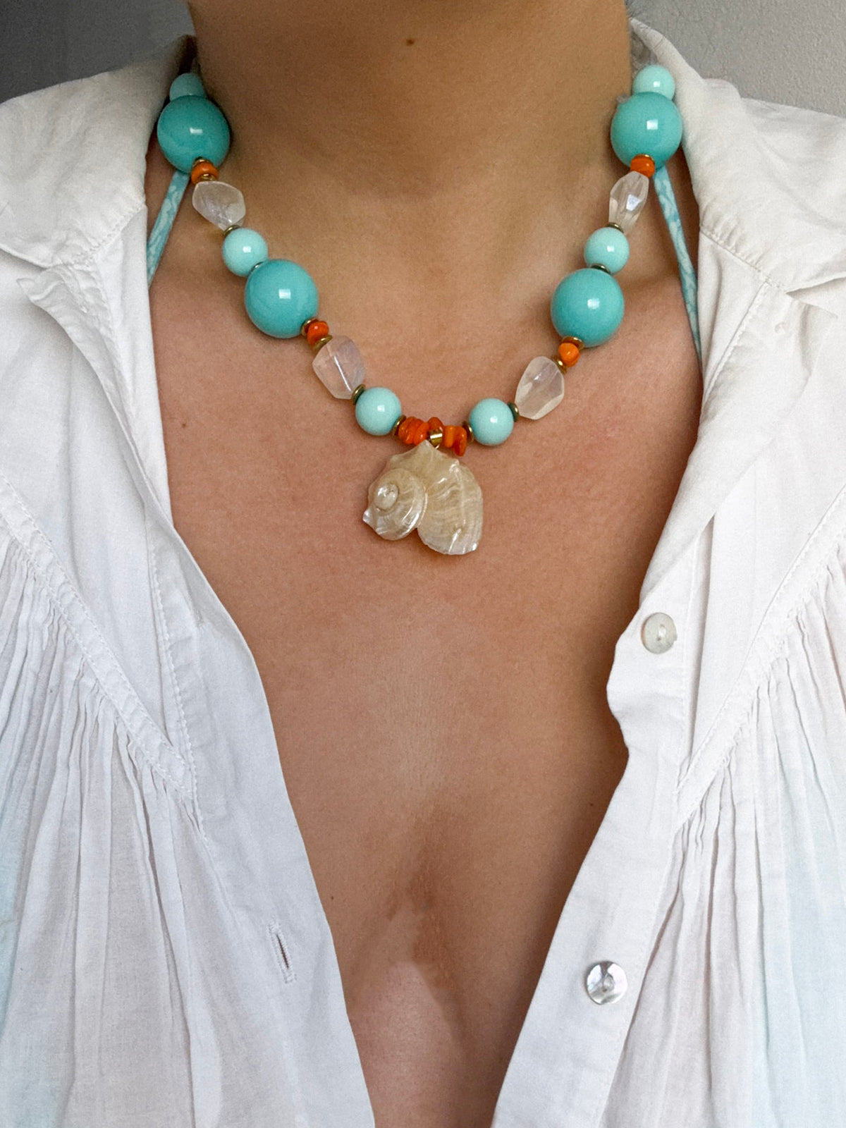 SHELL - collier coquillage