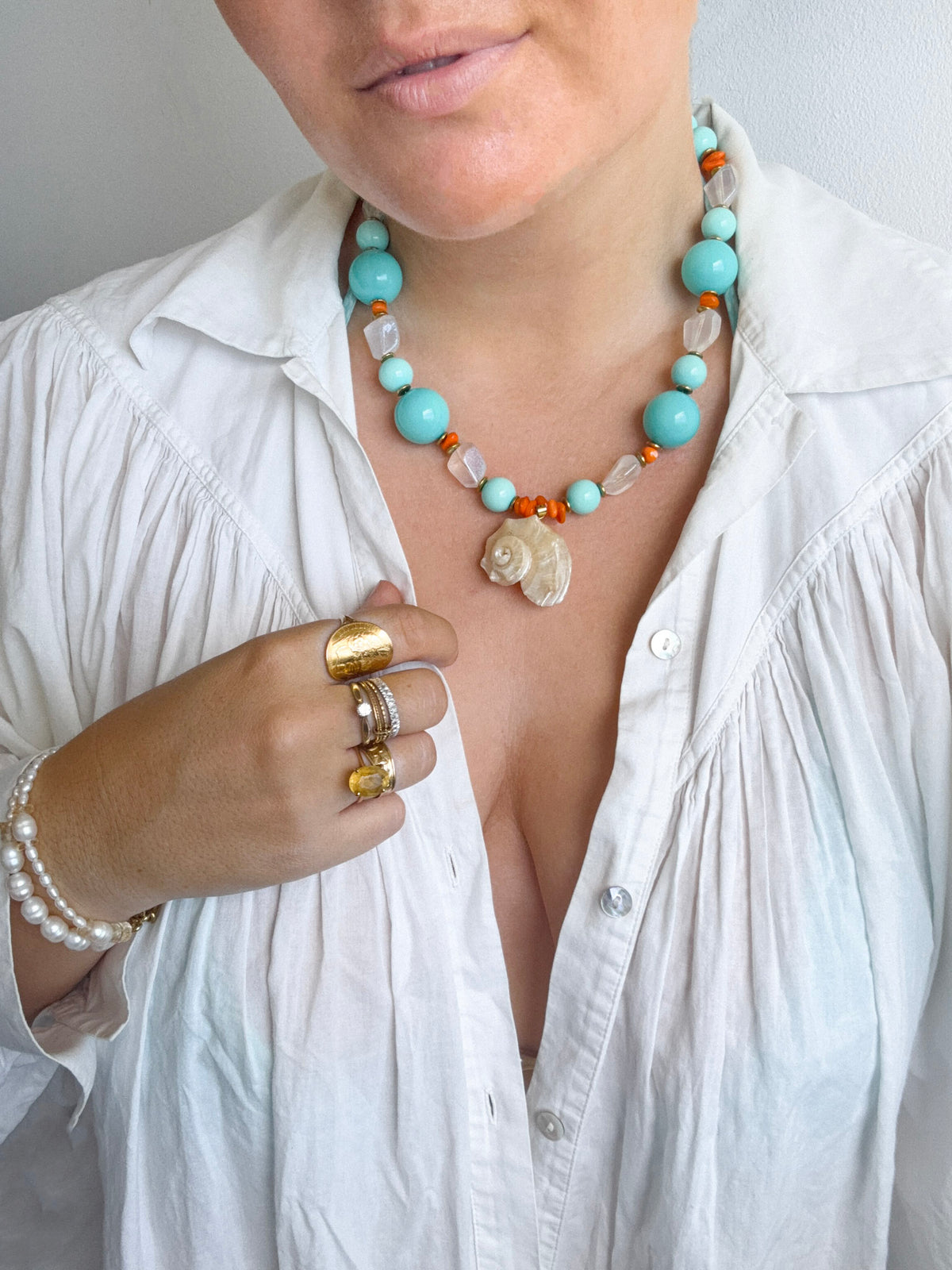 SHELL - collier coquillage