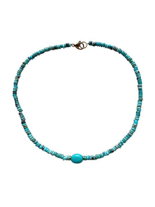 TURQUESA - collier pierres semi-précieuses